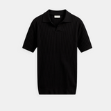 Geripptes Herren-Poloshirt mit kurzen Ärmeln – Elegant & Zeitlos