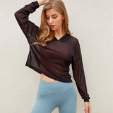 Sophie | Luftiges Sport-Hoodie mit Mesh-Design