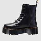 Ella | Elegante Plateaustiefel aus Leder – Stilvolle Schuhe mit Komfort