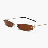 Ava | Minimalistische Randlose Sonnenbrille