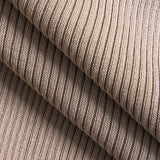 Jessica | Geripptes Zweiteiler-Set mit Twist-Detail & Schlitzrock