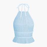 Elise | Romantisches Zweiteiler-Set mit Plissee-Top & Maxirock