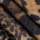 Savanna | Wildes Leopard-Minikleid mit Rüschen – Verführerischer Animal-Print