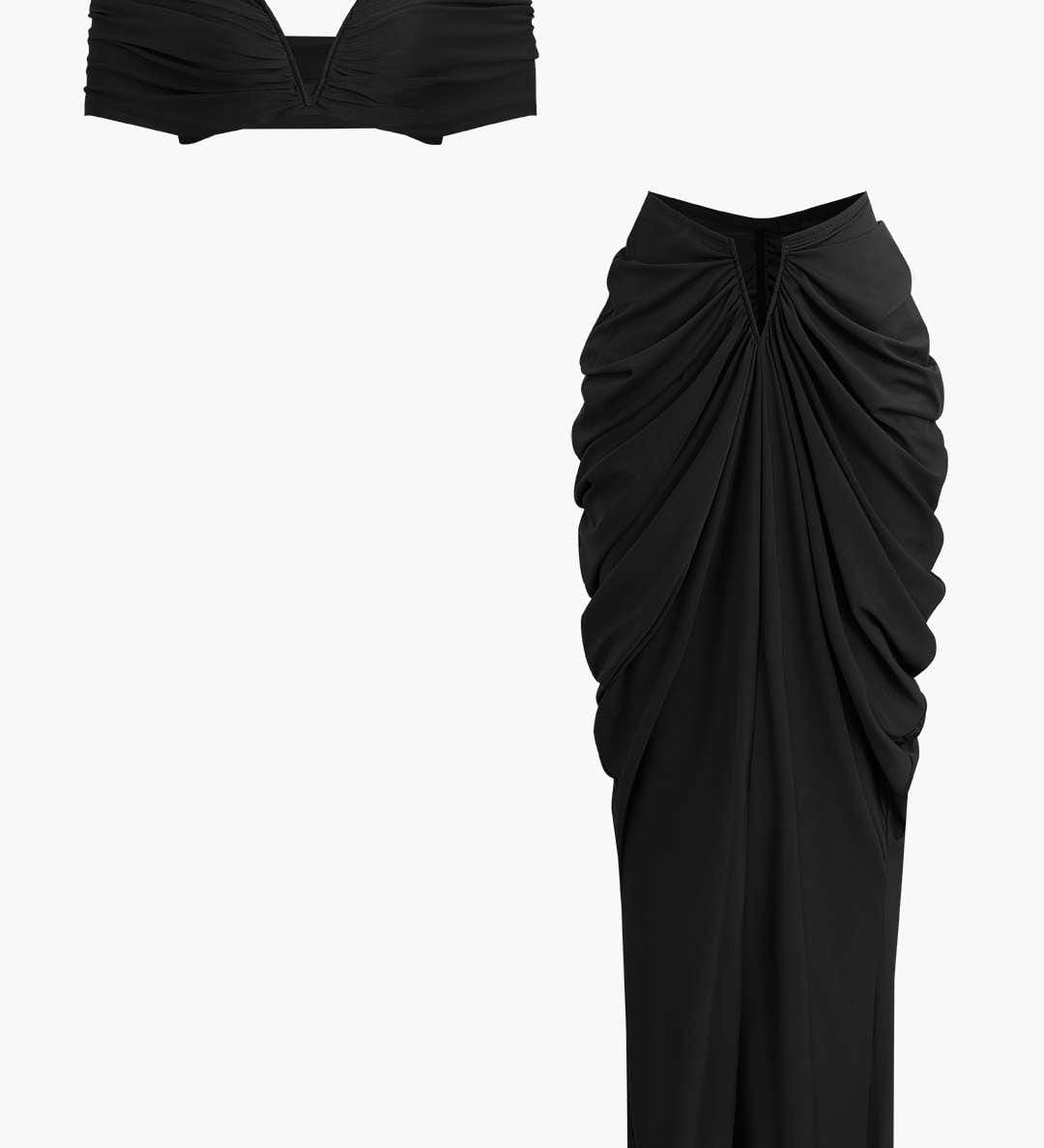 Desiree | Elegantes Off-Shoulder-Set mit Drapierung