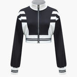 Christa | Sportliches Zweiteiler-Set mit Cropped-Jacke & weiter Hose