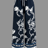 Zahara | Boho-Zweiteiler mit Bluse & Weitbein-Hose