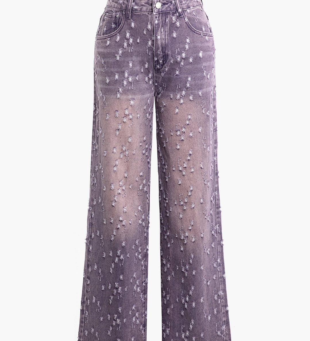 Karoline | Verwaschene Wide-Leg-Jeans