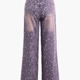 Karoline | Verwaschene Wide-Leg-Jeans