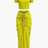 Maya | Zweiteiliges Set mit Raffung