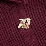 Atasha | Elegantes Strick-Zweiteiler-Set mit Volant-Rock