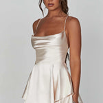 Emilia | Satin Mini Dress Zendoo.de