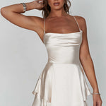 Emilia | Satin Mini Dress Zendoo.de