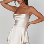 Emilia | Satin Mini Dress Zendoo.de