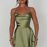 Emilia | Satin Mini Dress Zendoo.de