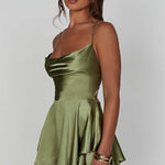 Emilia | Satin Mini Dress Zendoo.de