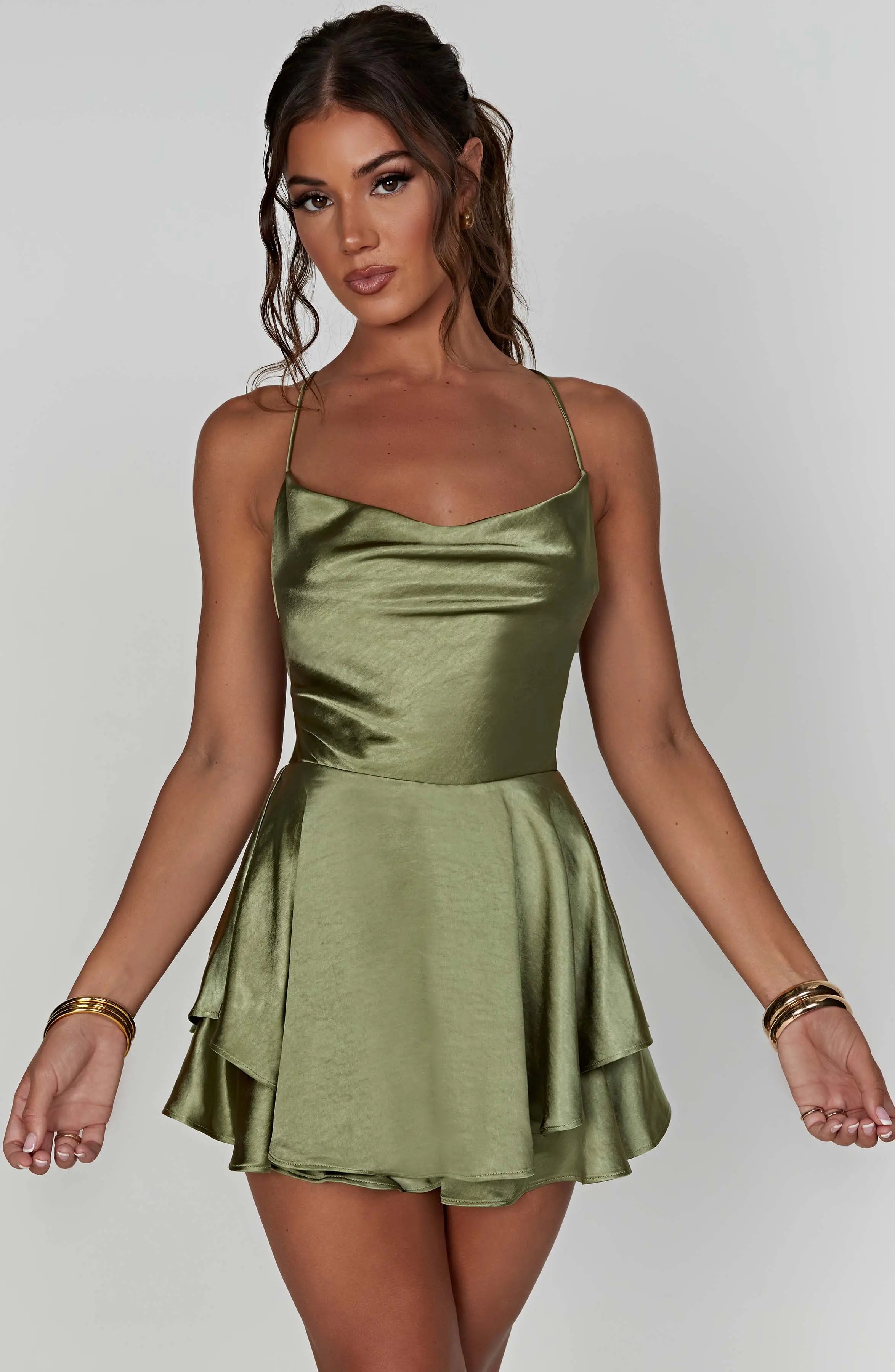 Emilia | Satin Mini Dress Zendoo.de