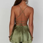 Emilia | Satin Mini Dress Zendoo.de