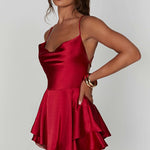 Emilia | Satin Mini Dress Zendoo.de