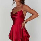 Emilia | Satin Mini Dress Zendoo.de