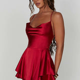 Emilia | Satin Mini Dress Zendoo.de