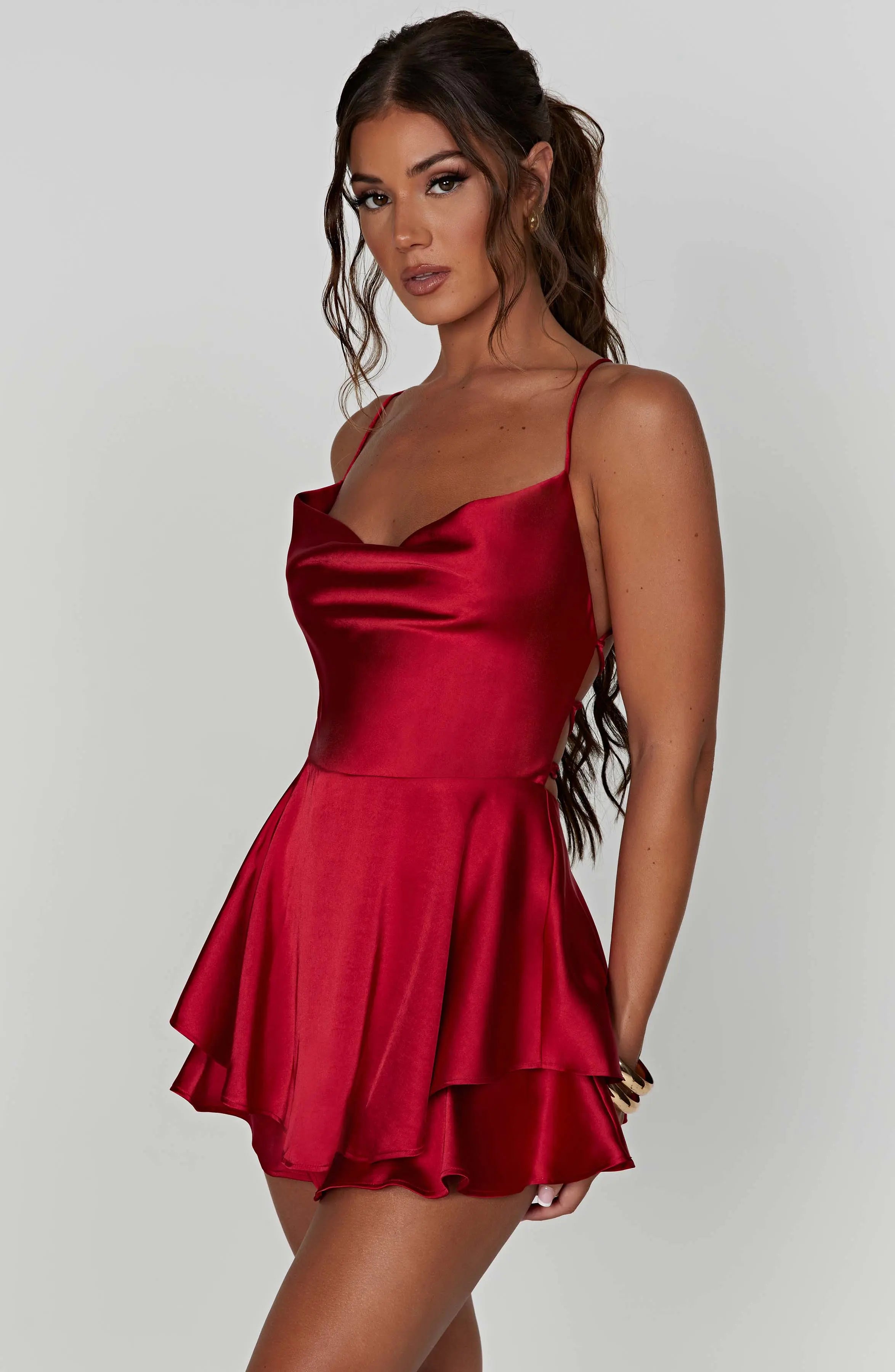 Emilia | Satin Mini Dress Zendoo.de