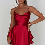 Emilia | Satin Mini Dress Zendoo.de