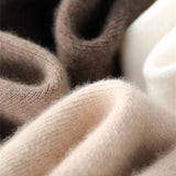 Elegante Feinstrickhose mit Hohem Bund und Weitem Bein – Luxuriöser Komfort für Alltag und Freizeit