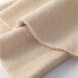 Elegante Feinstrickhose mit Hohem Bund und Weitem Bein – Luxuriöser Komfort für Alltag und Freizeit