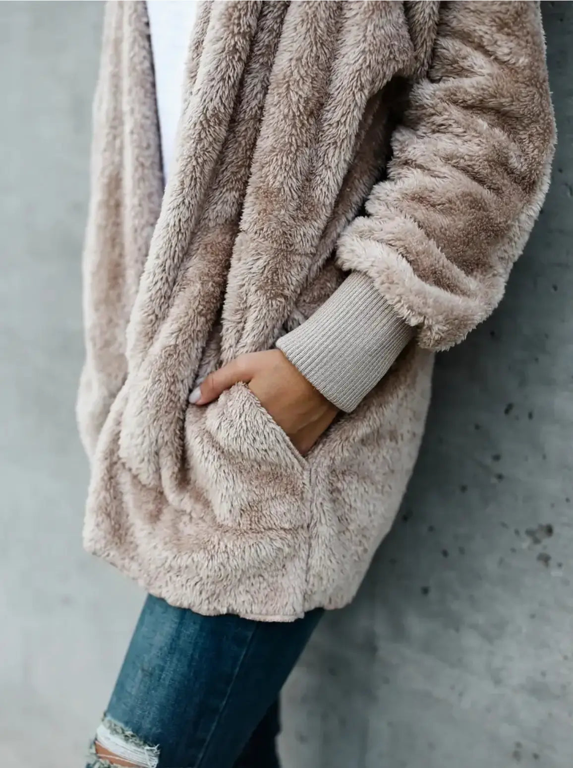 Lia | Warme Teddy Fleecejacke Zendoo.de