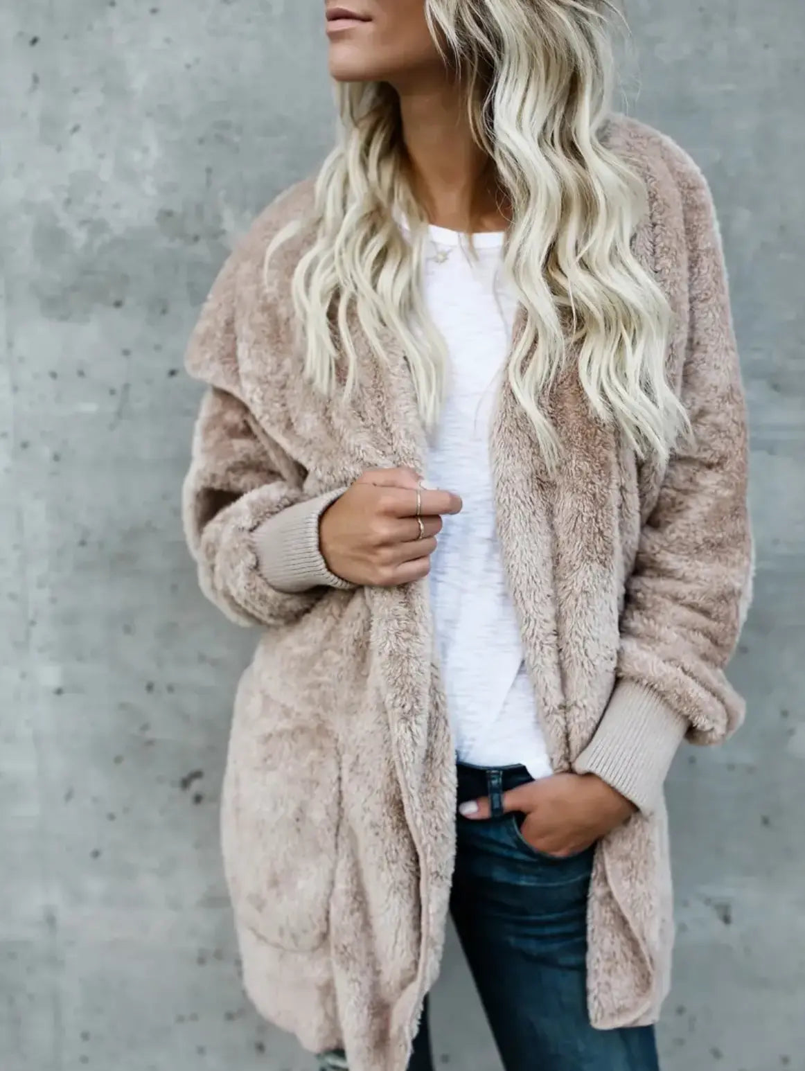 Lia | Warme Teddy Fleecejacke Zendoo.de