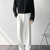 Enzo | High-Waist mit weitem Bein Anzughose