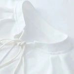 Zoë | Stilvolle weiße Rüschen Shorts Set Zendoo.de