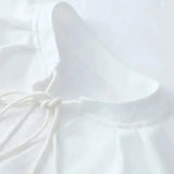 Zoë | Stilvolle weiße Rüschen Shorts Set Zendoo.de