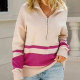 Damen Winterpullover Strickpullover Warm Casual Streetwear