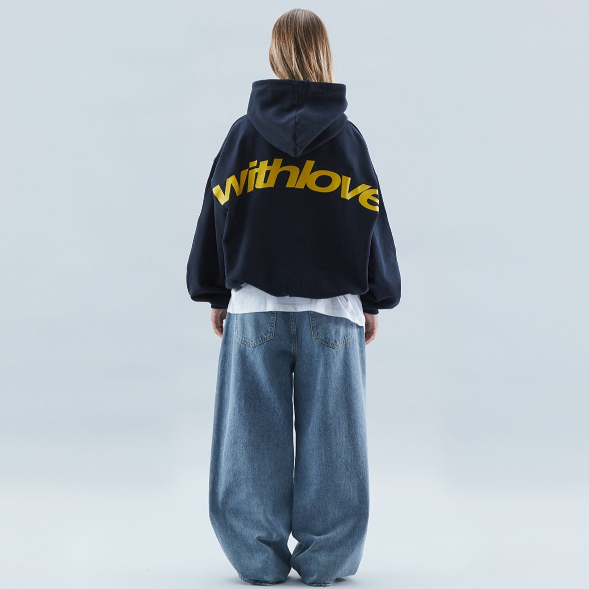 Unisex Hoodie Oversized Streetwear Mit Rückendruck