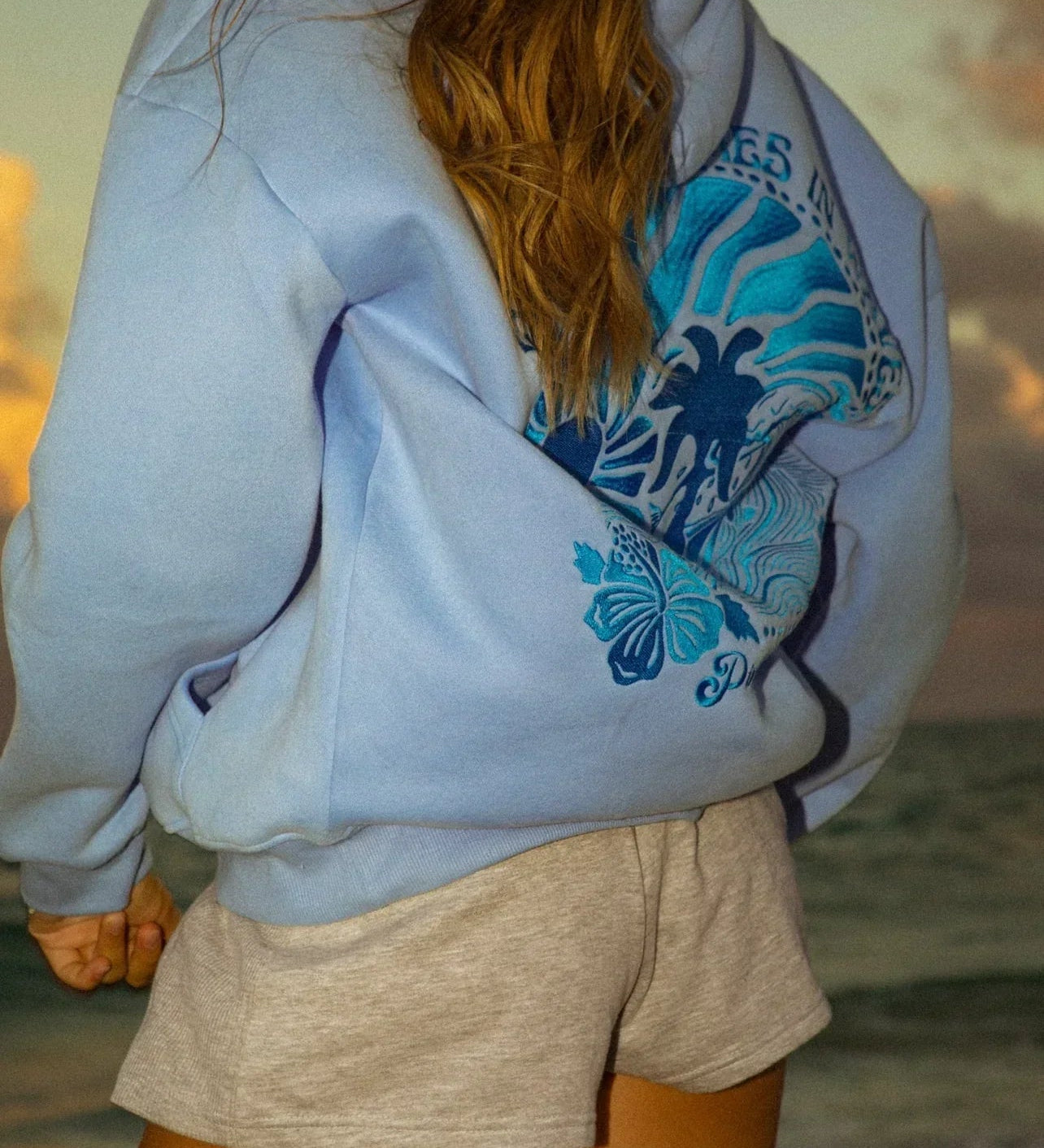 Damen Hoodie Oversize Sommer Hoodie Streetwear Leichter Kapuzenpullover