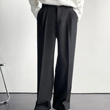 Enzo | High-Waist mit weitem Bein Anzughose