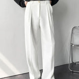 Enzo | High-Waist mit weitem Bein Anzughose