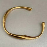 Lena | Golden Manschettenarmband Zendoo.de