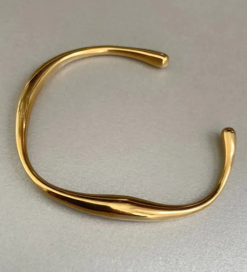 Lena | Golden Manschettenarmband Zendoo.de