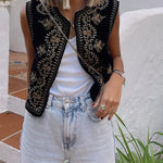 Celina | Bestickte Samtweste Zendoo.de