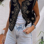 Celina | Bestickte Samtweste Zendoo.de