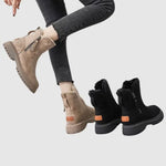 Jayleen | Winter Velvet Plüschstiefel Zendoo.de