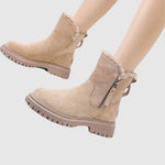 Jayleen | Winter Velvet Plüschstiefel Zendoo.de