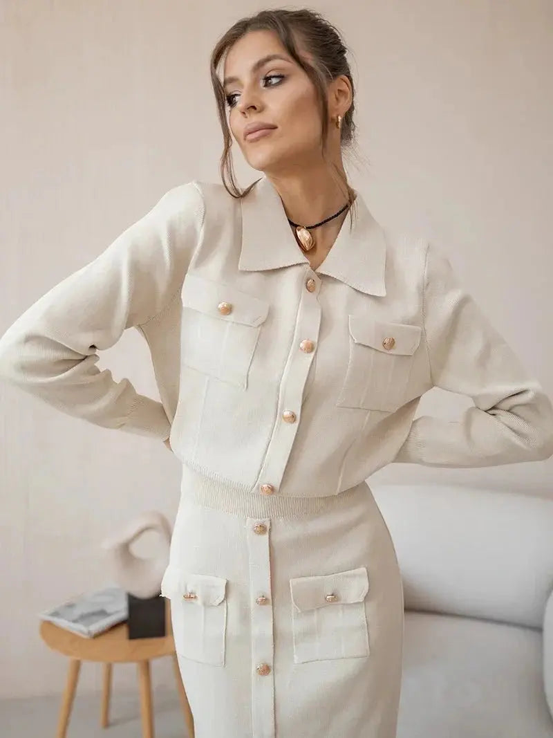 Candace | Elegantes Blazer & Rock Set - Für die selbstbewusste Professional Zendoo.de