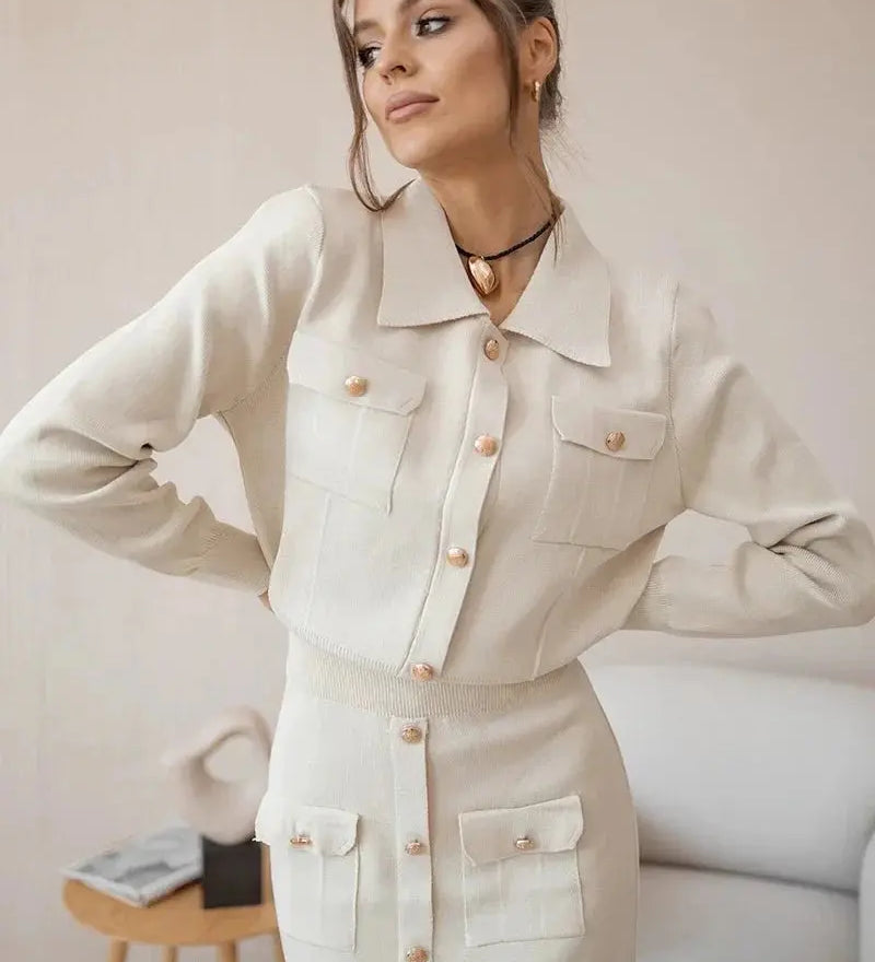 Candace | Elegantes Blazer & Rock Set - Für die selbstbewusste Professional Zendoo.de