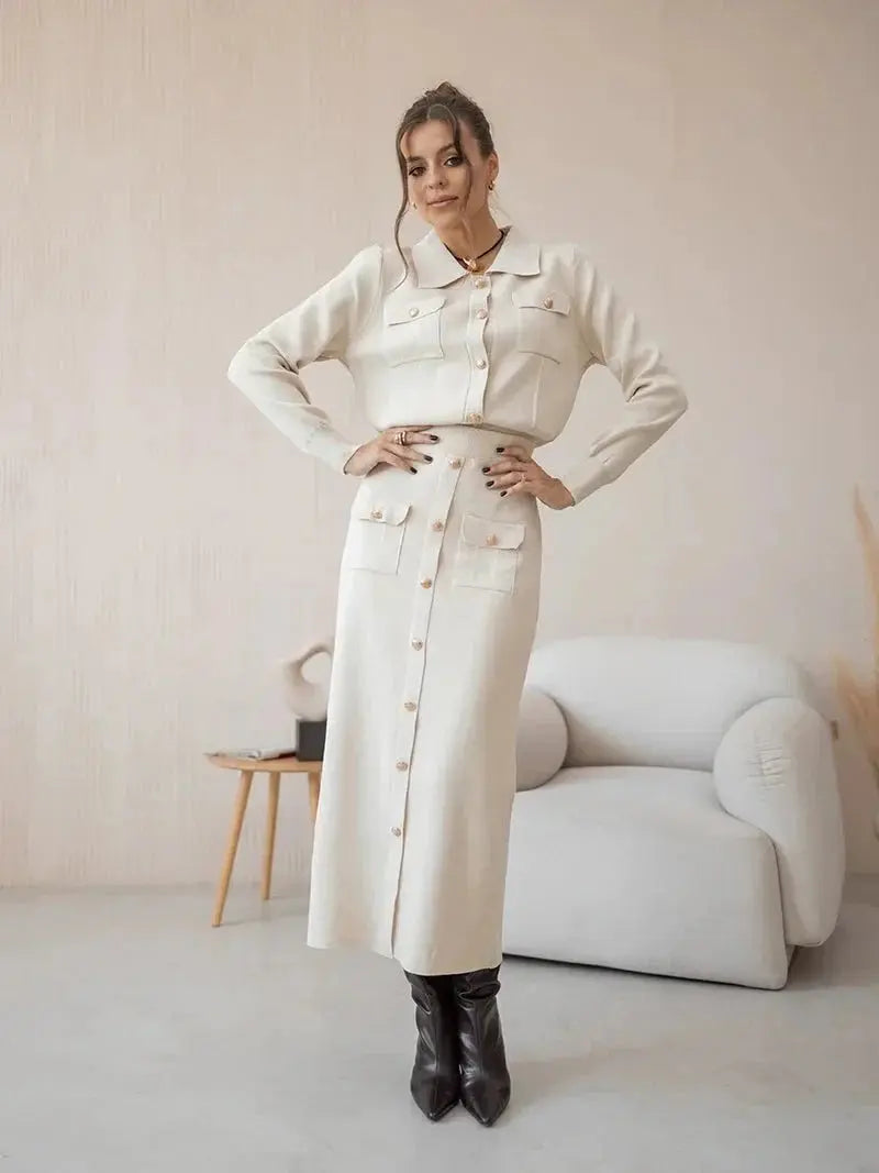 Candace | Elegantes Blazer & Rock Set - Für die selbstbewusste Professional Zendoo.de