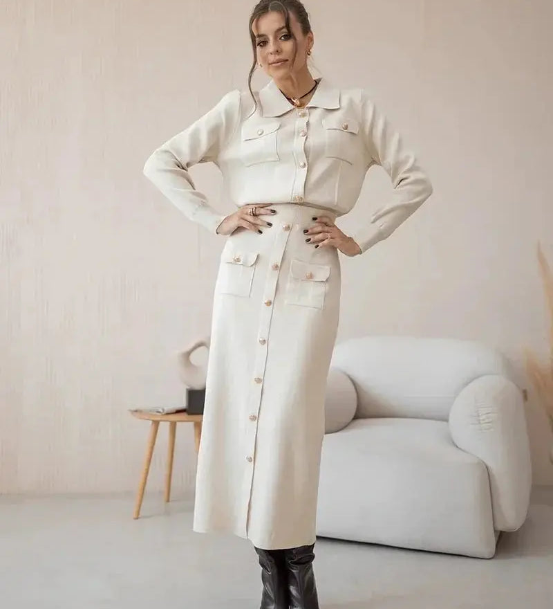 Candace | Elegantes Blazer & Rock Set - Für die selbstbewusste Professional Zendoo.de