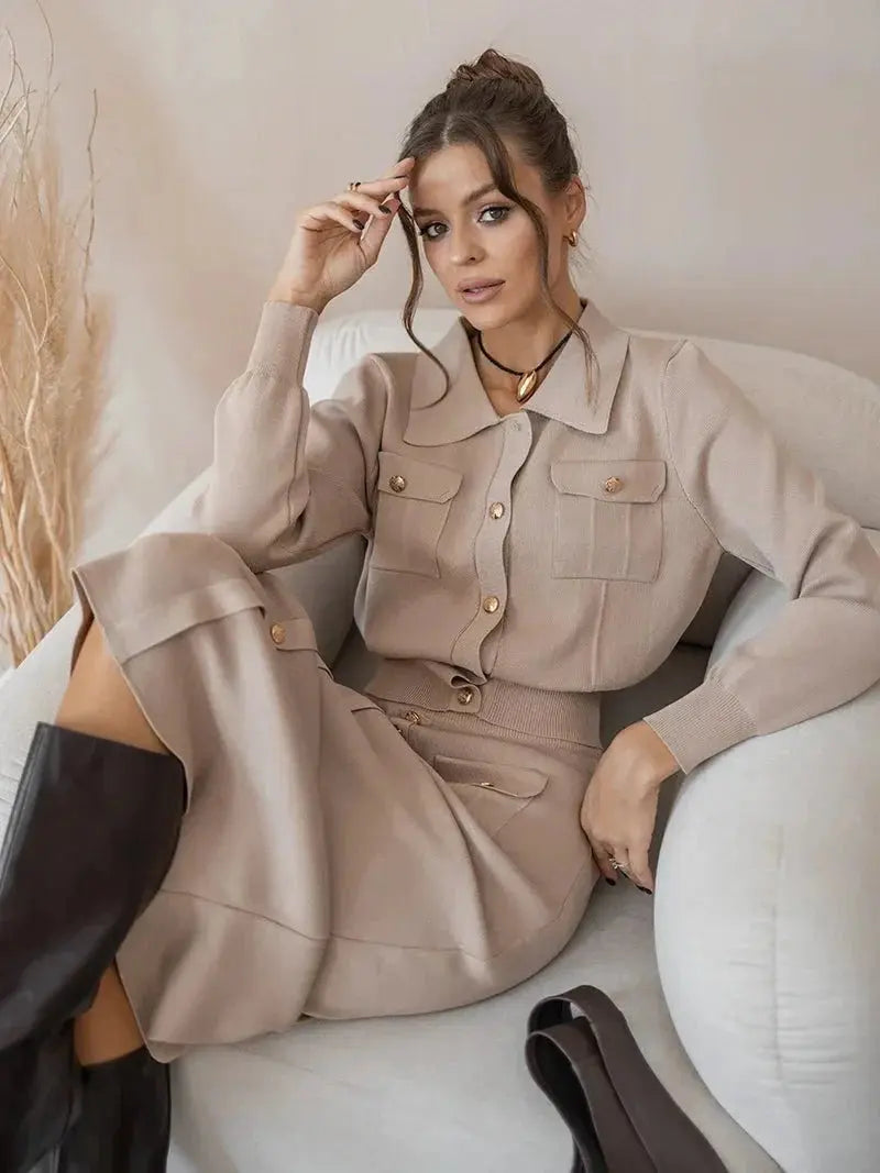 Candace | Elegantes Blazer & Rock Set - Für die selbstbewusste Professional Zendoo.de