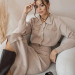 Candace | Elegantes Blazer & Rock Set - Für die selbstbewusste Professional Zendoo.de